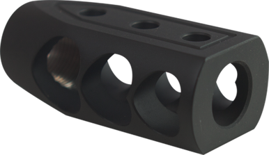 Timber Creek Outdoors 50BEOHBBLC Muzzle Brake  Black Cerakote with 49/64-20 tpi Threads for 50 Beowulf AR-Platform