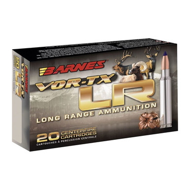Barnes Bullets VOR-TX Long Range 6.5 Creedmoor LRX Boat Tail 127 Grain 20 Rounds