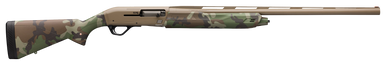 Winchester Repeating Arms 511290391 SX4 Hybrid Hunter 12 Gauge 26 41 3 Flat Dark Earth Cerakote RecBarrel Woodland Camo Stock Right Hand Full Size Includes 3 InvectorPlus Chokes