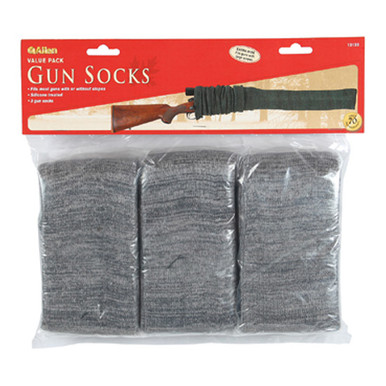Allen 3pk Gun Sock 52 Gry