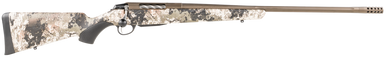 Tikka JRTXVW382 T3x Lite 6.5 Creedmoor 3+1 24.30" Fluted/Threaded, Midnight Bronze Cerakote Barrel/Rec, Veil Wideland Synthetic Stock, Interchangeable Grip, Muzzle Brake