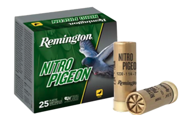 Remington Ammunition R28681 Nitro Pigeon  12Gauge 2.75" 7.5Shot 25 Rounds