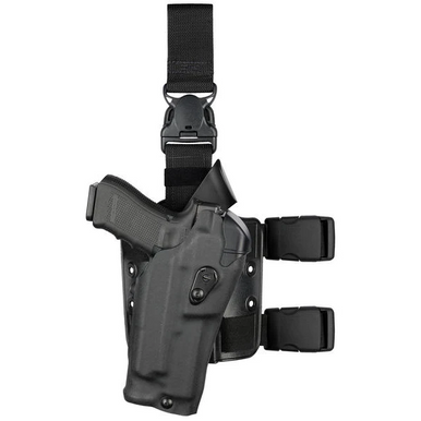 Model 6385RDS ALS OMV Tactical Holster w/ Quick Release Leg Strap for Glock 17 MOS w/ Light/Laser