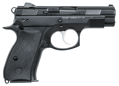 CZ-USA 01194 CZ 75 D PCR Compact *CA Compliant 9mm Luger 10+1 3.75" Black Steel Barrel, Black Serrated Steel Slide, Black Polycoat Aluminum Frame w/Beavertail, Black Rubber Grip