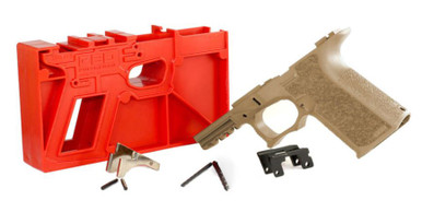 Polymer 80 PF940C 80% Compact Pistol Frame Kit V1- FDE | Compatible with Glock 19/23 Gen 3