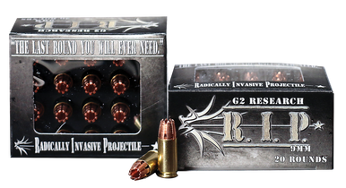 G2 Research G00000 R.I.P  9mmLuger 92gr Fracturing Hollow Point 20 Rounds