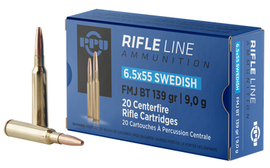 Prvi Partizan PPU PP6SWF 6.5x55 Swedish Full Metal Jacket 139 Grain 20 Rounds