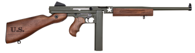 Auto-Ordnance M1 Carbine Tanker Thompson Rifle 45 ACP 16.5 in. OD Green w/ Tanker Star 30 rd.