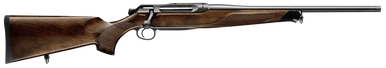 Sauer 80117098 505 Lux Full Size 7mm Rem Mag 3+1 24" Matte Blued Threaded Barrel, Matte Blued Saddle Mount Steel Receiver, Grade 2 Wood Fixed Stock
