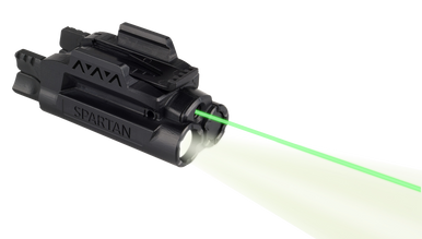 LaserMax SPSCG Green Spartan Light/Laser  Black  120 Lumens White LED