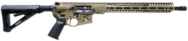 Seekins Precision 0011300073FDE NX15  223 Wylde 30+1 16", FDE Rec/Handgaurd, Black Magpul Collapsible Carbine Stock & Grip, Nest Flash Hider, Timney Trigger, Ambi Controls