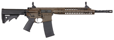 LWRC ICA5R5CK16 Individual Carbine A5 5.56x45mm NATO 16.10" 30+1 Flat Dark Earth Cerakote Black Adjustable Stock Black Magpul MOE+ Grip