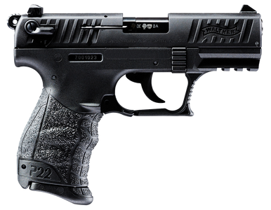 Walther P22 Pistol 22 LR 342 in Black 10 rd CA