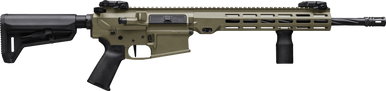 Maxim Defense MXM49683 MD10 L 308 Win 20+1 16" Fluted Barrel, FDE Cerakote Finish, M-LOK Handguard, Black Magpul Furniture, SL-K Stock, MVG Grip, MBUS Sights, Blackout Defense Flat Trigger