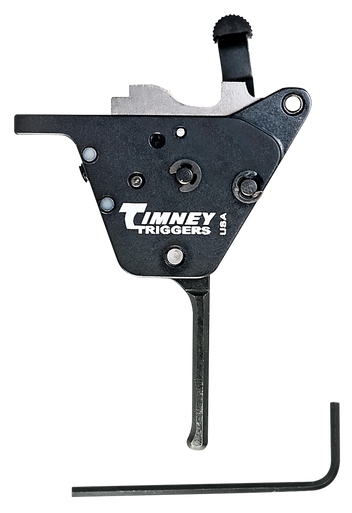 Timney Triggers CZ457ST Replacement Trigger  Straight Trigger with .10-2 lbs Draw Weight & Black Oxide Finish for CZ 457