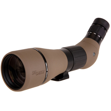 Sig Sauer Oscars8 Spotting Scope 27-55x80mm Angle FDE