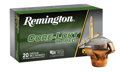 Remington Core-Lokt Tipped 308 Winchester Polymer Tip 165 Grain 20 Rounds