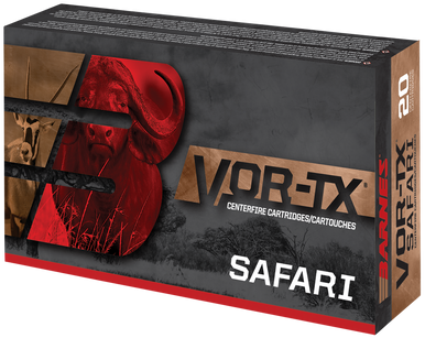Barnes Bullets VOR-TX Safari 458 Winchester Magnum TSX Flat Base 450 Grain 20 Rounds