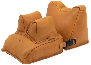 Allen 15125 Shooting Rest Combo Filled Front & Rear Light Brown Leather