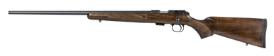 CZ-USA 02390 CZ 457 American Full Size 22 LR 5+1 24" Black Nitride Black Nitride Steel Receiver Turkish Walnut Fixed American Style Stock Left Hand