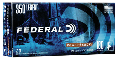 Federal Power-Shok Rifle Ammo 350 Legend 180 gr. SP 20 rd.