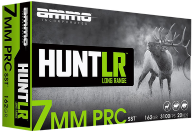 Ammo Inc 7PRC162SSTA20 Hunt Long Range 7mmPRC 162gr Super Shock Tip 20 Rounds