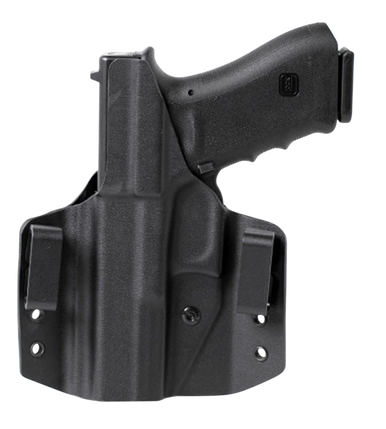 Uncle Mike's 54CCW67BGR CCW Holster OWB Black Boltaron Belt Slide Compatible w/Glock 42 Right Hand