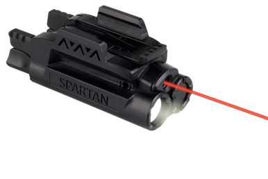 LaserMax SPSCR Red Spartan Light/Laser  Black 120 Lumens White LED