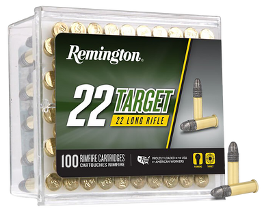 Remington Target Rimfire Ammo 22 Long Rifle Lead Round Nose 40 Grain 50 Rounds