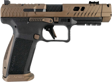 Canik TTI Combat 9mm Luger, 4.6in. Barrel, 10rd, Bronze Slide - Black (HG7864N)