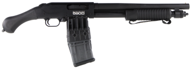 Mossberg 590M Shockwave MagFed 12GA 15in Barrel 10rd Birds Head Grip  Black 50208