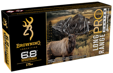 Browning Long Range Pro Hunter 6.8 Western Sierra Tipped GameKing 175 Grain 20 Rounds