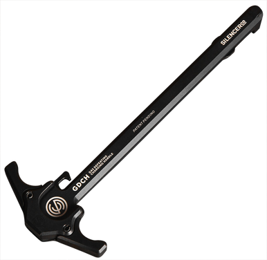 SilencerCo AC5062 Gas Defeating Charging Handle made of Black Anodized 7075-T6 Aluminum & Ambidextrous Design for AR-15