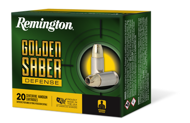 Remington Golden Saber 45 ACP Brass Jacketed Hollow Point 230 Grain 20 Rounds