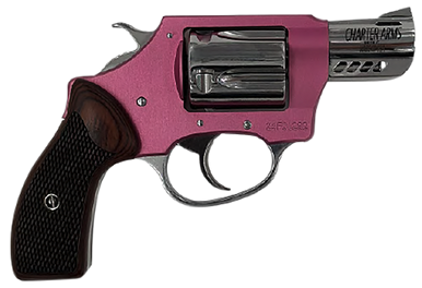 Charter Arms Coyote 380 ACP 2" 5 Rounds Pink & Hi-Polish Rosewood Grip