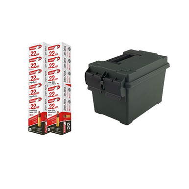 Aguila 22LR Copper Plated Hollow Point 38 Grain 1250 Rounds