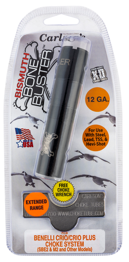 Carlson's Choke Tubes 09203 Bismuth Bone Buster Benelli Crio/Crio Plus 12 Gauge Extended Range 17-4 Stainless Steel