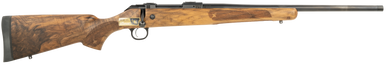 CZ-USA 07726 CZ 600 American ST3 30-06 Springfield 3+1 24" Threaded, Black Barrel/Rec, Grade A Dark Walnut Stock, Adj. Trigger