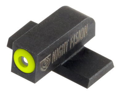 Night Fision SPR225001YGX Tritium Front Sight for Springfield  Green Tritium Yellow Outline Front Sight XD/XD(M)/XD Mod.2
