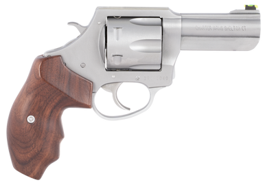 Charter Arms Professional V 357 Magnum 3 Inch 6 Rounds Stainless Wood Grip