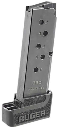 Ruger LCP II 7rd Extended Magazine with Grip Extension 380 ACP Blued Steel