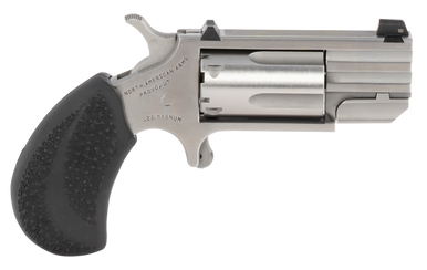 NAA Pug Revolver Combo 22 LR/22 WMR Stainless/Black 1 in 5 rd XS Tritium