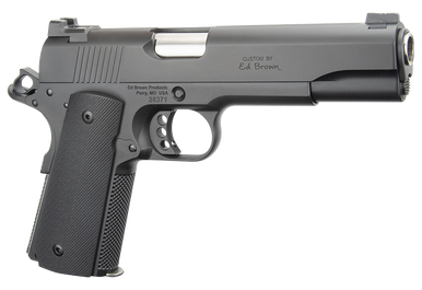 Ed Brown SF18G4 45 ACP 5" 7+1 Stealth Gray Serrated Carbon Steel Slide