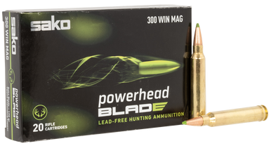 SAKO (TIKKA) JASPHB300WM170B PowerHead Blade 300WinMag 170gr 20 Rounds