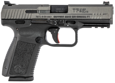 Canik TP9 SF Elite, 9mm Luger, 4.1in. Barrel, 15rd,  Tungsten Slide - Black (HG4869TN)