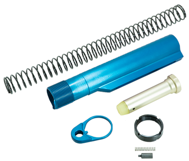 Timber Creek Outdoors ARBTKB Buffer Tube Kit  Blue Anodized for AR-15