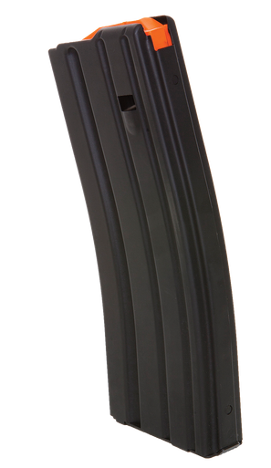 DuraMag 3023041178CPD SS  30rd 223 Rem/300 Blackout/5.56x45mm NATO for AR-15 Black w/ Orange Follower Detachable