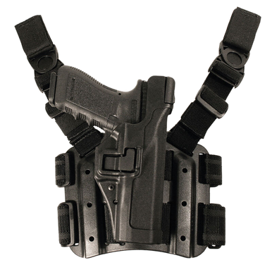 Blackhawk 430600BKR Serpa L3 Tactical Holsters Black Fits Glock 171922233132 Right