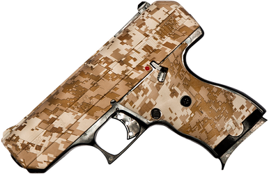 Hi-Point 916DD C9  9mm Luger 8+1, 3.50" Black Steel Barrel, Hydro-Dipped Digital Desert Camo Serrated Steel Slide, Hydro-Dipped Digital Desert Camo Polymer Frame & Grip