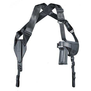 Uncle Mike's Plain Black Nylon Shoulder Holster 8715 AM#15